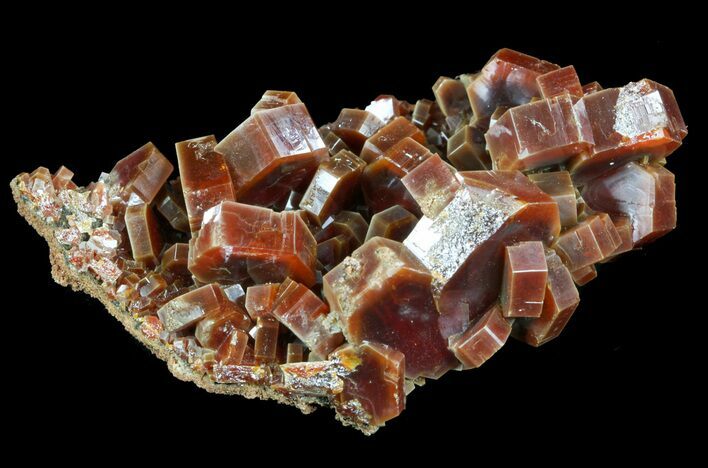 Large Red & Brown Vanadinite Crystals - Morocco #51276